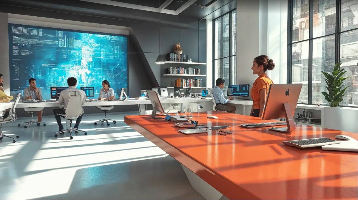 Equipo de expertos analizando datos en oficina moderna de España